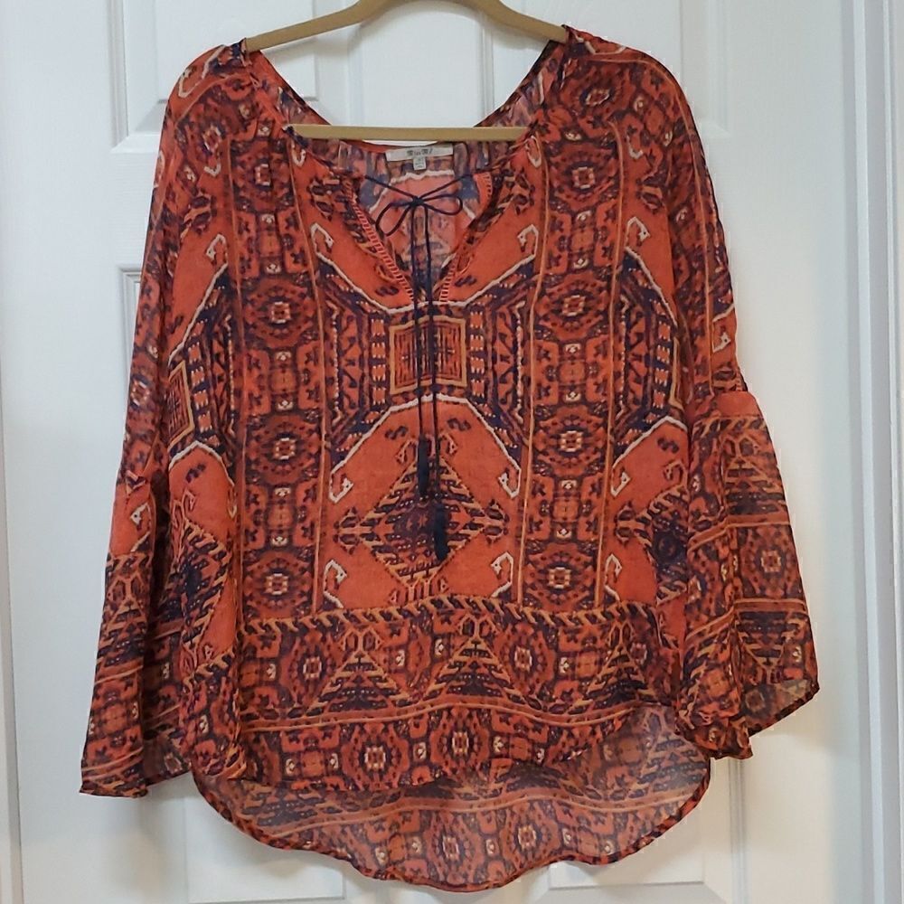 Miss Me boho style, lightweight blouse, small